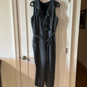 Banana Republic- sleeves ruffle neck jumpsuit